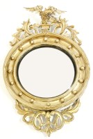 Lot 528 - A Victorian Regency style gilt wood mirror