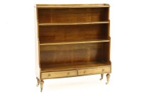 Lot 584 - Regency style mahogany bookshelf