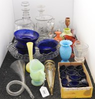 Lot 343 - A quantity of various glass wares