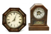 Lot 301 - Two Continental clocks