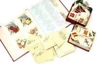 Lot 108 - An album and two boxes of Muratti and Kensitas silk flowers