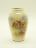 Lot 170A - A Royal Worcester Porcelain vase