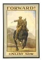 Lot 489 - A First World War recruitment poster