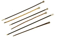 Lot 439 - A collection of swagger sticks