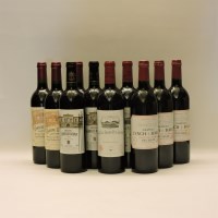 Lot 392 - Assorted 1999 Red Bordeaux to include three bottles each: Château Grand-Puy-Lacoste