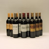 Lot 395 - Assorted 2007 Red Bordeaux to include three bottles each: Château Hortevie