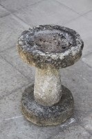 Lot 546 - A stone bird bath