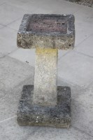 Lot 545 - A stone bird bath