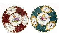 Lot 187 - Two early 20th century Meissen dishes