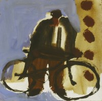 Lot 1192 - David Ralph Simpson (b.1963) 
THE BICYCLE 
Signed and dated '13 u.l.
