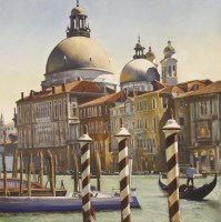 Lot 1228 - Stan Kaminski (b.1952)
A VIEW OF VENICE WITH THE SALUTE
Signed l.l.
