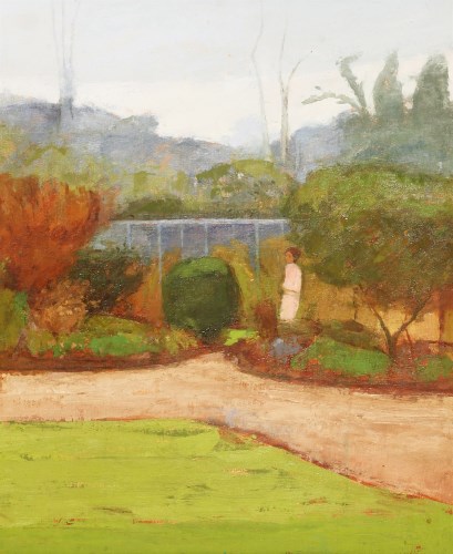 Lot 1264 - Margaret Green (1925-2003)
GIRL IN A PINK DRESS IN THE GARDEN
Oil on canvas laid down on board
61 x 51cm

*Artist's Resale Right may apply to this lot.