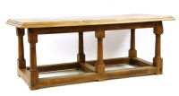 Lot 345 - A French style walnut table