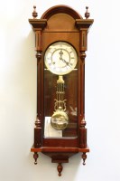 Lot 276 - A modern regulator wall clock