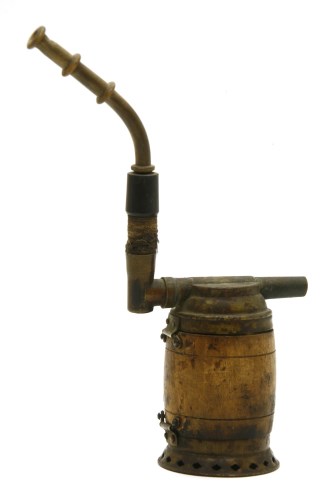 Lot 122 - A late 19th century French hand held bee smoker