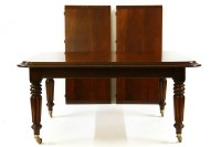 Lot 360 - A Victorian style mahogany extending dining table
