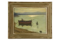 Lot 293 - French 20th century 
Study of a Fisherman
oil on board
22 x 27cm