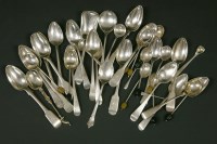 Lot 56 - A quantity of silver teaspoons