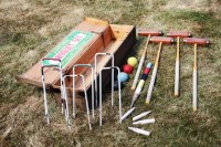 Lot 564 - A Jaques croquet set