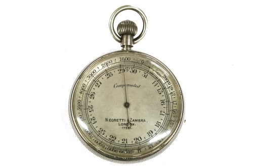 Lot 2 - A Negretti and Zambra pocket barometer