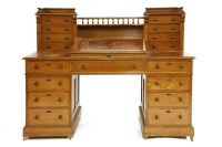 Lot 380 - A Victorian mahogany Dickens desk