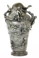 Lot 266 - A 19th French silver coloured vase