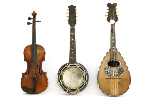 Lot 170 - A John Grey & Sons 'Dulcetta' banjo mandolin