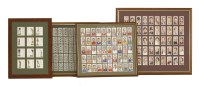 Lot 321 - A large quantity of framed cigarette cards
