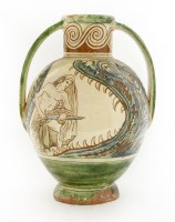 Lot 244 - A 'Pisa' pottery vase