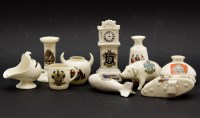 Lot 209 - A collection of crested china