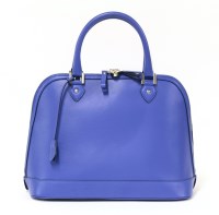 Lot 1107 - An Aspinal of London 'Hepburn' electric blue handbag
