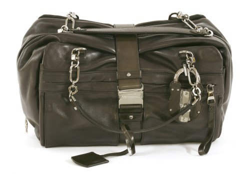Lot 1006 - A Loewe 'Lola Grand' black leather handbag