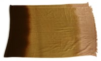 Lot 1432 - A Christian Dior boutique brown and caramel ombré silk scarf