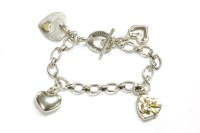 Lot 41 - A Links of London silver oval link chain bracelet