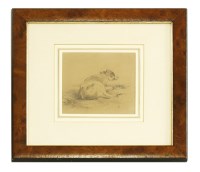 Lot 338 - 19th century English school
A RESTING COW
Pencil on brown paper
15 x 17cm