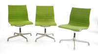 Lot 451 - Three aluminium desk chairs