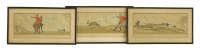 Lot 289 - Edward Frank Gillett 1874-1927
Three pencil signed 
Hare Coursing prints