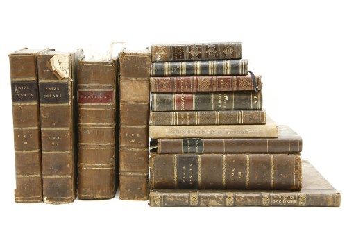Lot 155 - A box of antique books