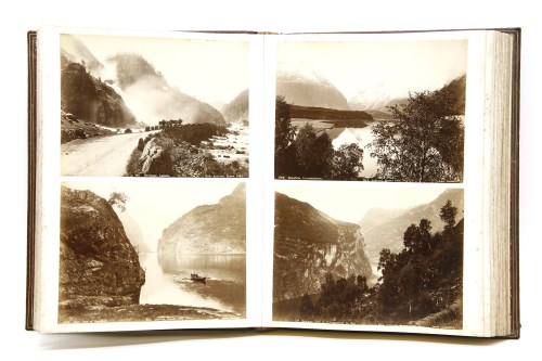 Lot 81 - An album of photographs of Norway