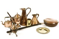 Lot 189A - A collection of 18th and 19th century copper and brass wares