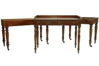 Lot 367 - An early Victorian two drawer writing table