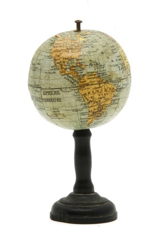 Lot 416 - A French 5.5cm diameter Globe by L N K Editers