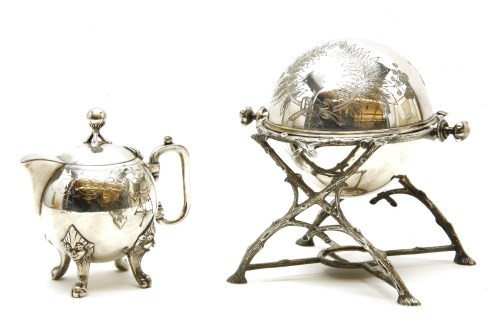 Lot 93 - A Hukin and Heath silver plated egg coddler
