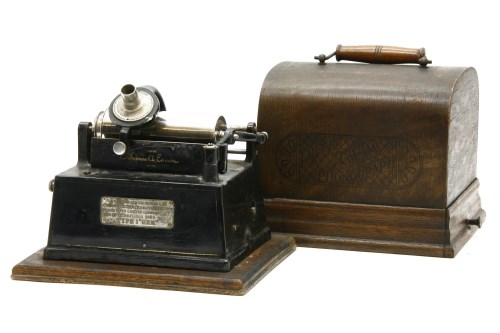 Lot 139 - An Edison type 1 phonograph
