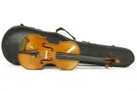Lot 205 - A W.E. Hills & Sons violin and case