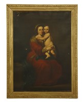 Lot 365 - 19th Century School
MADONNA AND CHILD
oil on canvas
89 x 63cm