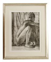 Lot 348 - Mark Clark
KNEELING FIGURE
Limited edition monochrome etching on paper
Numbered lower left