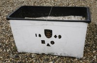 Lot 626 - A cast iron trough