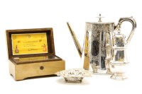 Lot 182 - Sundries to include silver comport