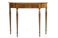 Lot 518 - A mahogany console table